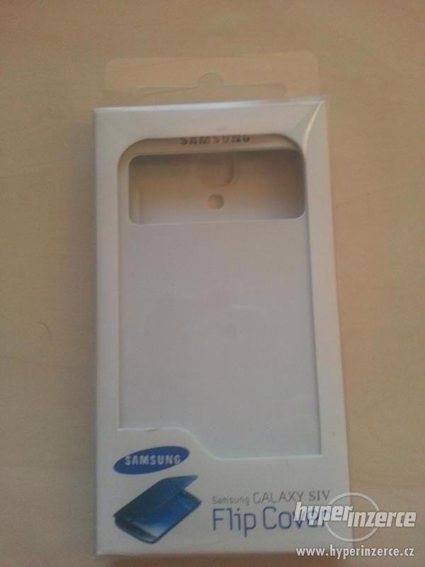 Samsung Galaxy S IV s-view flip cover bílý - foto 3