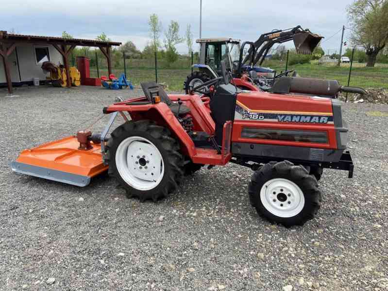 Yanmar F18 Japonský traktor, 4x4, 18hp - foto 3