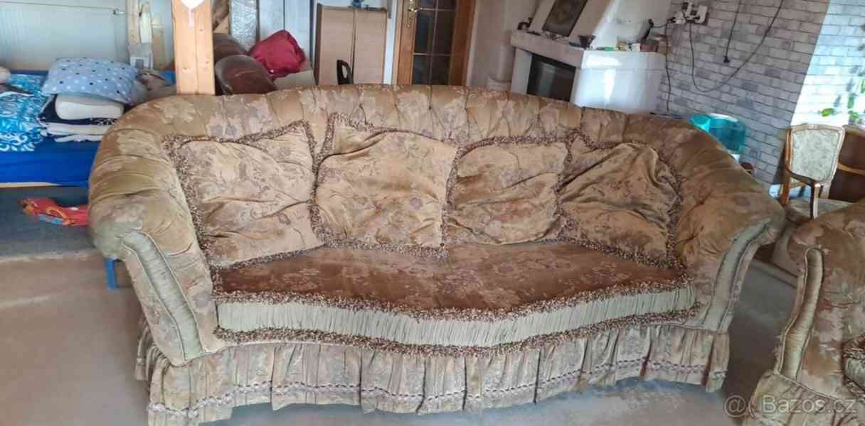 Sedací souprava 2 kusy včetně polštářů,Rozměry D260xH120xV10 - foto 2