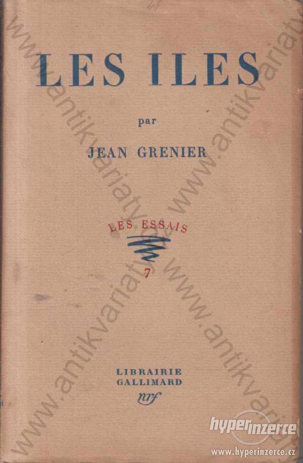 Les Iles Jean Grenier Librairie Gallimard 1932 - foto 1