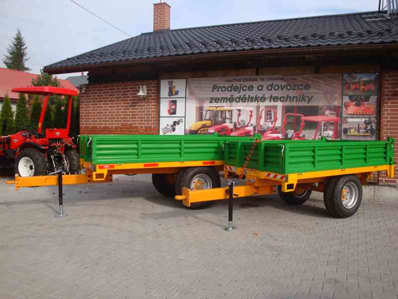 Zemědělský přívěs, sklápěcí traktorový vlek TR3000