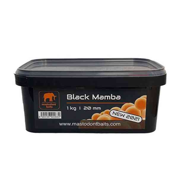 Mastodont Boilie Black Mamba 20mm 1 kg