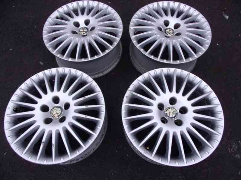 4 Alu kola Alfa Romeo 7,5x17 ET41 5x110x65 - foto 1