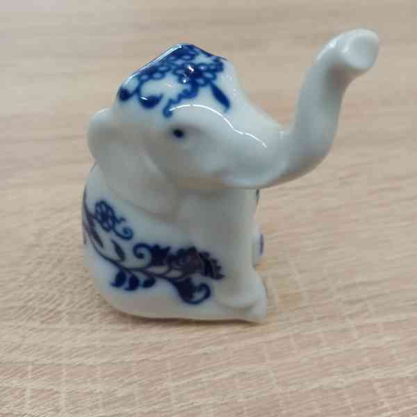 Porcelánový slon Cibulák - foto 1