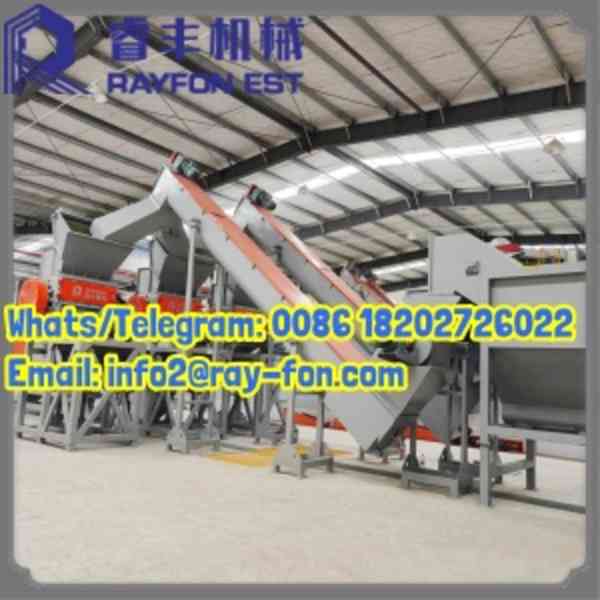 Automatic Plastic Shredder Washing Recycling System - foto 2