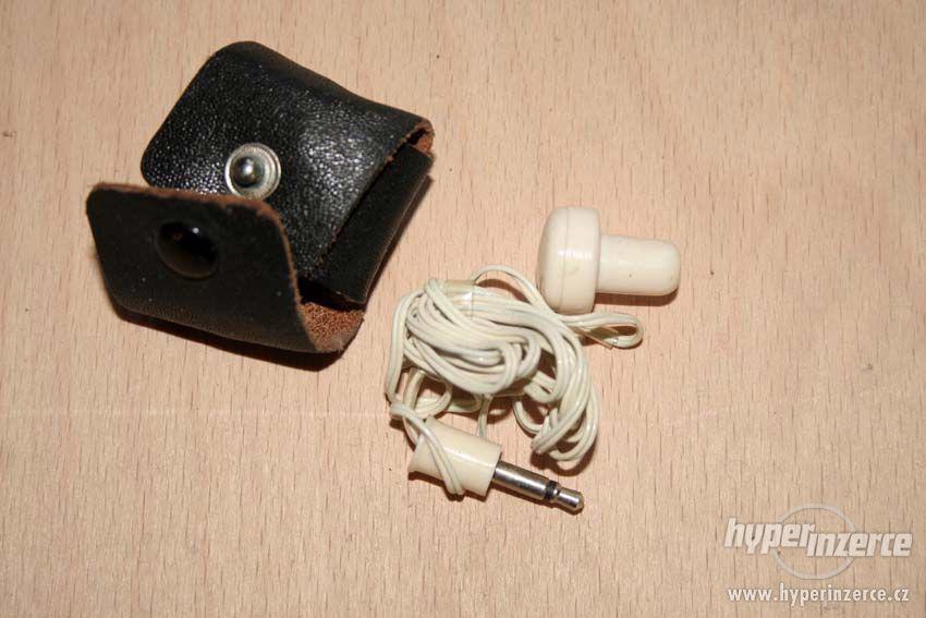 Sluchátko pro stará radia,rozhlas po drátě a tranzistory - foto 1