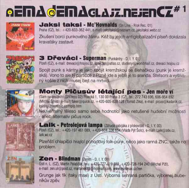 Various ‎– nEMAdEMAglajz.nejenCZ #1  (CD) - foto 5