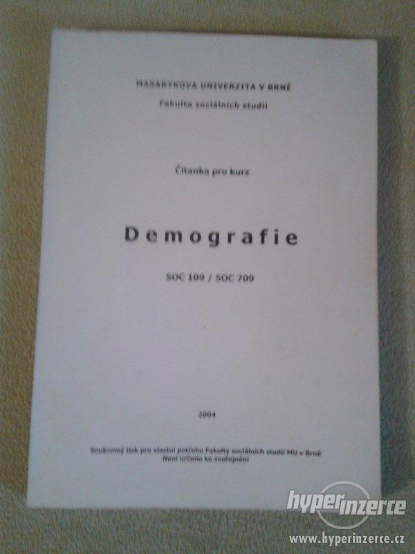 DEMOGRAFIE - čítanka textů pro sociologii SOC109/SOC7 FSS MU - foto 1
