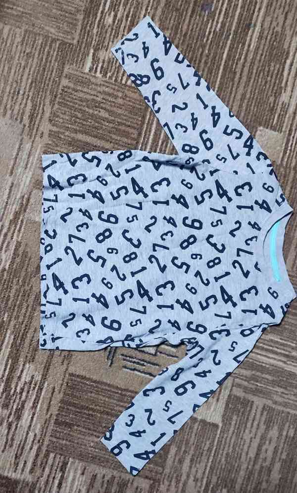 Dětské tričko s číslicemi, vel. 86/92 - foto 2