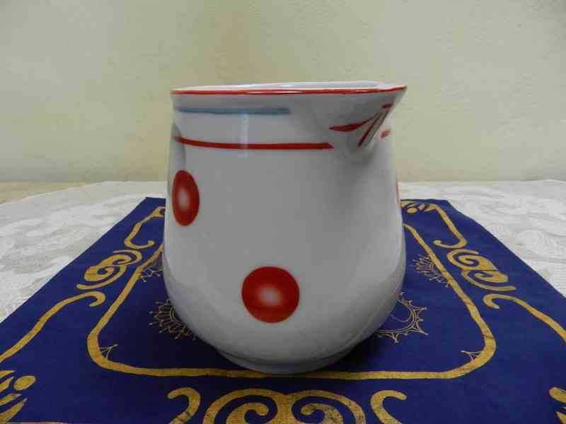 Hezký Art Deco porcelánový Džbán Džbánek 2l JSG Stružná - foto 4