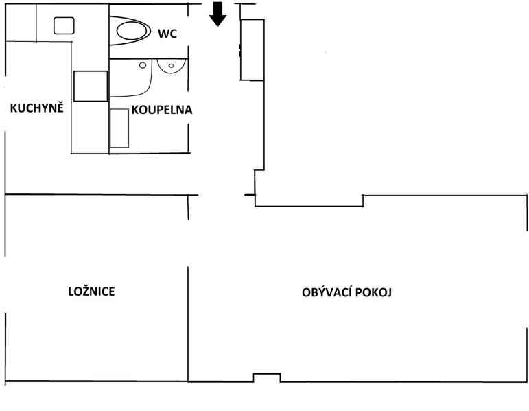  Pronájem bytu 2+1 52 m², Sokolov, Heyrovského  - foto 13