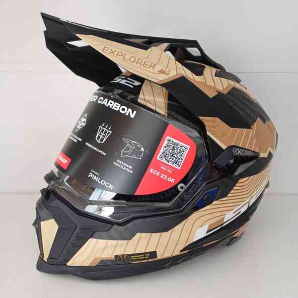 Enduro přilba LS2 Explorer Carbon Glos - XL/M - foto 14