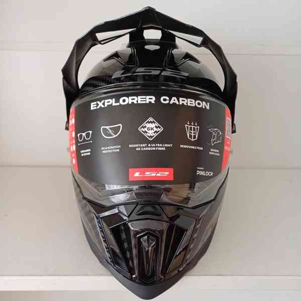 Enduro přilba LS2 Explorer Carbon Glos - XL/M - foto 3