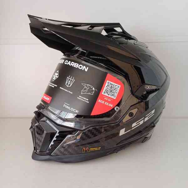 Enduro přilba LS2 Explorer Carbon Glos - XL/M - foto 2