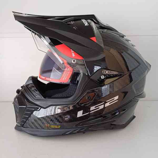Enduro přilba LS2 Explorer Carbon Glos - XL/M - foto 5