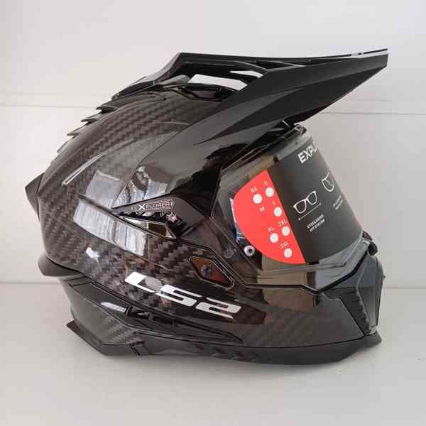 Enduro přilba LS2 Explorer Carbon Glos - XL/M - foto 4