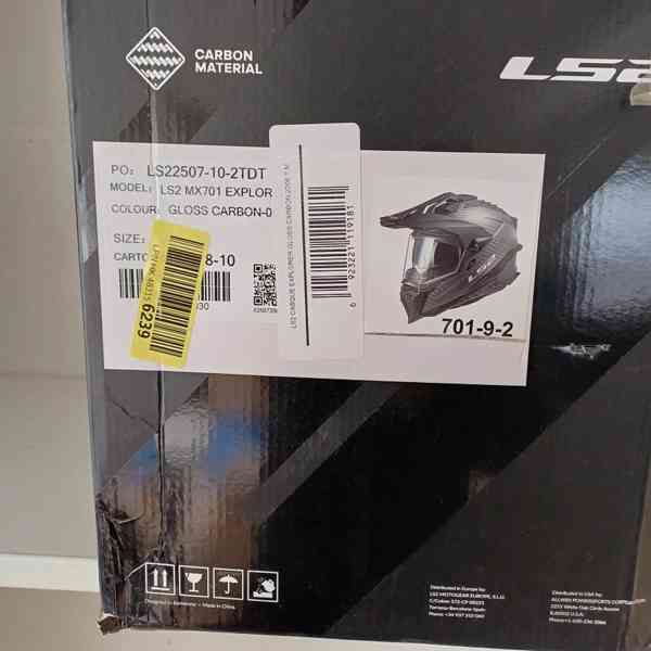 Enduro přilba LS2 Explorer Carbon Glos - XL/M - foto 10