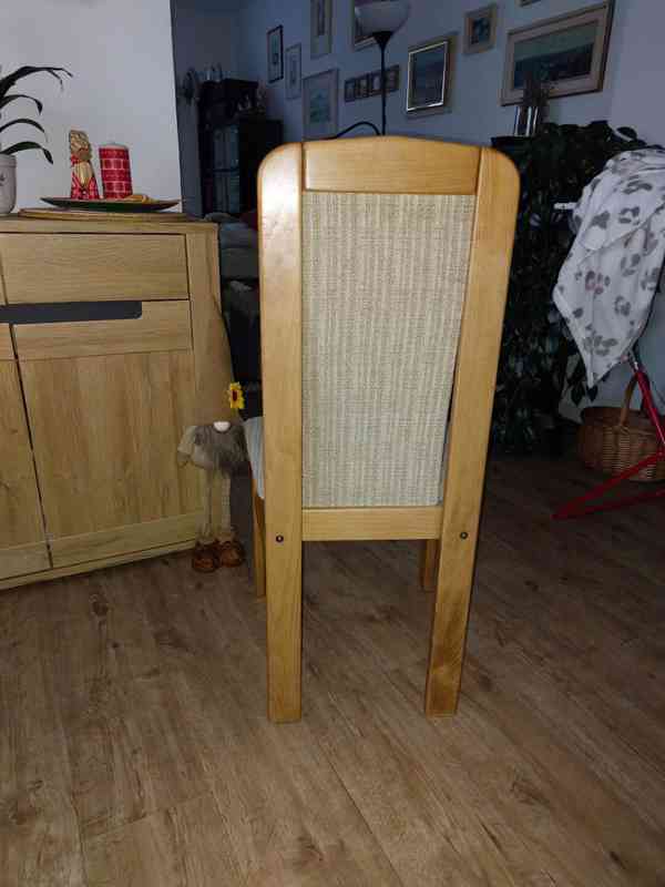 Čalouněné jídelní židle 6 ks - foto 3