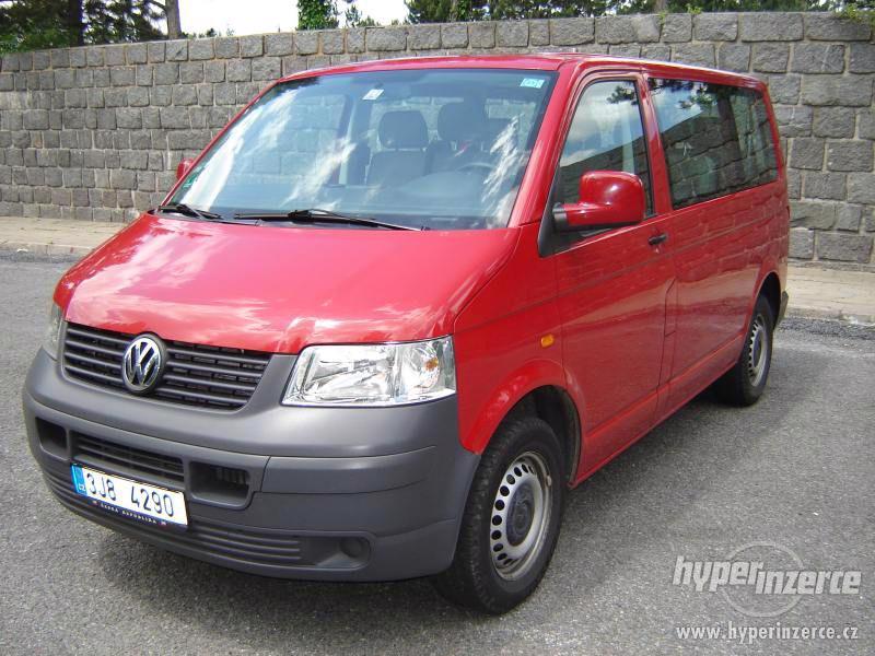 VW TRANSPORTER T5 1,9 TDI , KLIMA ,9 míst - foto 2