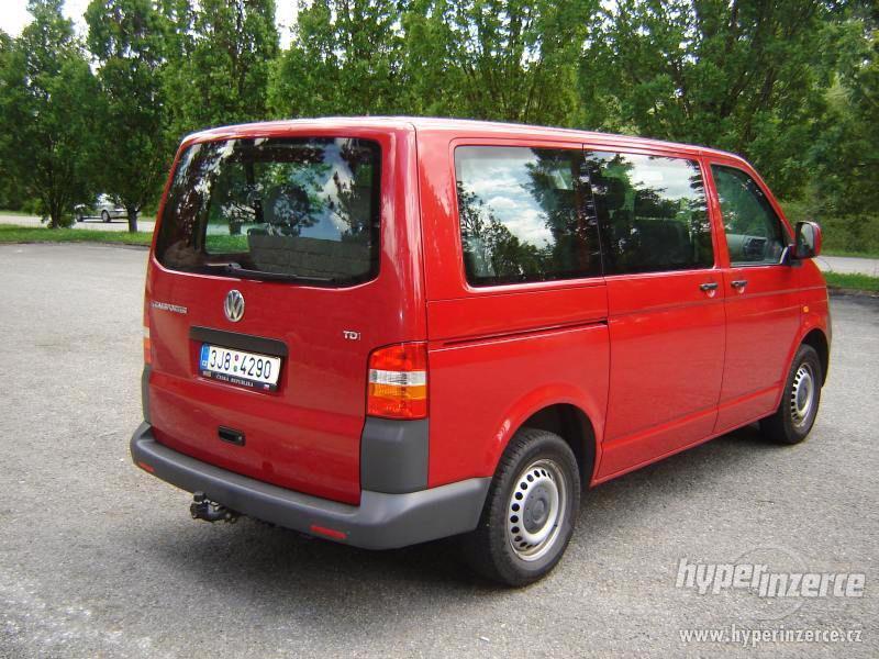 VW TRANSPORTER T5 1,9 TDI , KLIMA ,9 míst - foto 4
