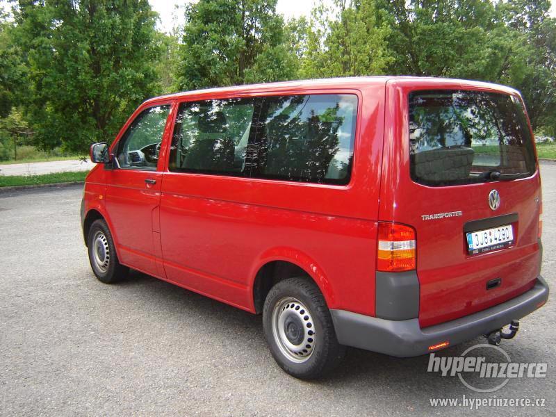 VW TRANSPORTER T5 1,9 TDI , KLIMA ,9 míst - foto 6