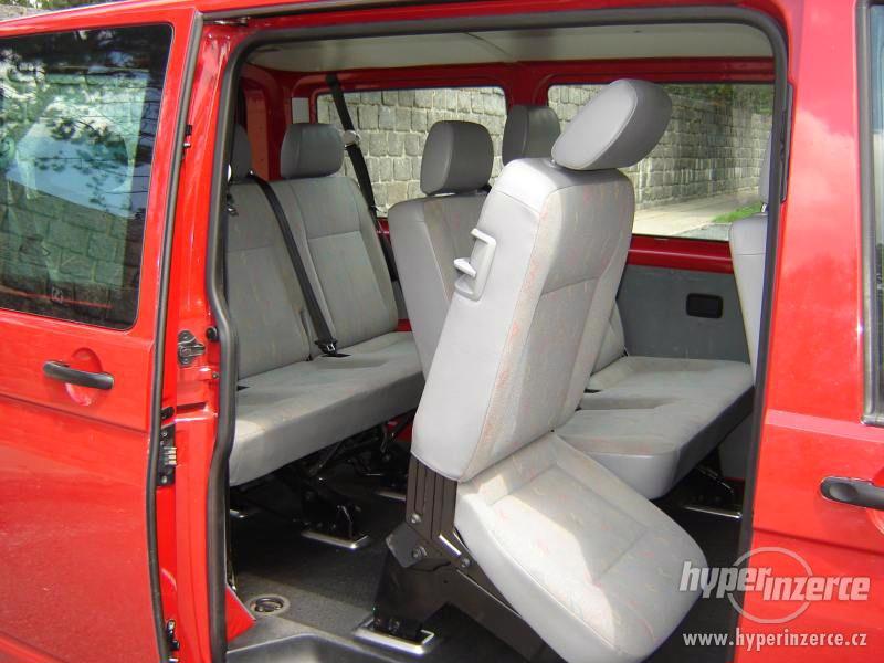 VW TRANSPORTER T5 1,9 TDI , KLIMA ,9 míst - foto 8