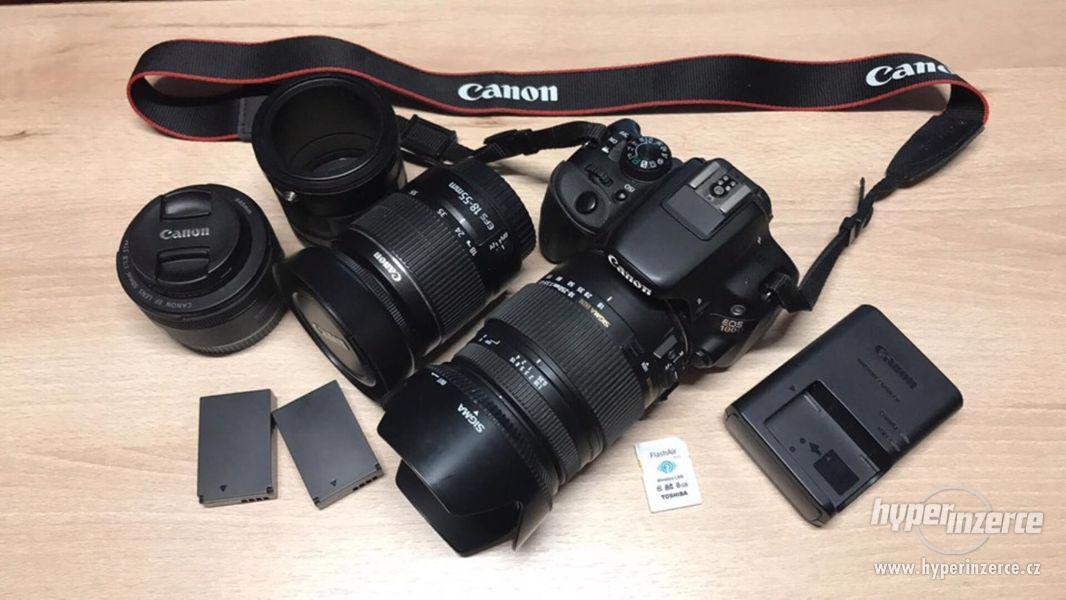 Canon EOS 100D + set objektivů - foto 1