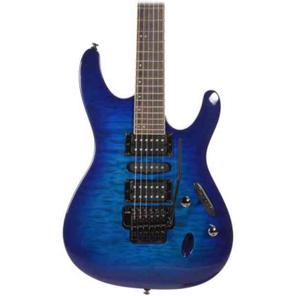 Elektrická kytara Ibanez S Series S670QM (safírově modrá) - foto 3