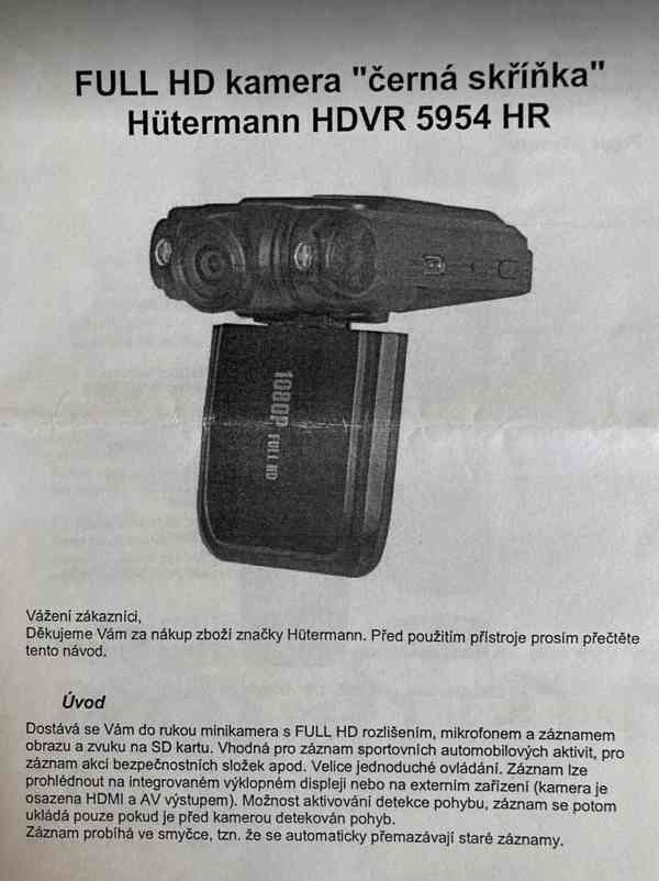 Autokamera Hutermann HDVR 5954 HR - foto 8