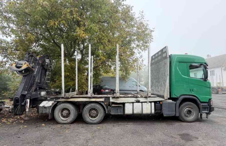 6x4 lesovůz 35/26t Scania R500 + HR Klesla - foto 5