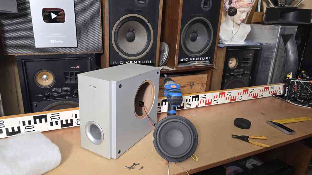 Subwoofer SENCOR basový reproduktor DZW6.5 - 8 ohm - foto 6