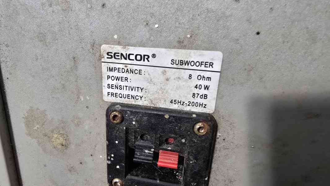Subwoofer SENCOR basový reproduktor DZW6.5 - 8 ohm - foto 8