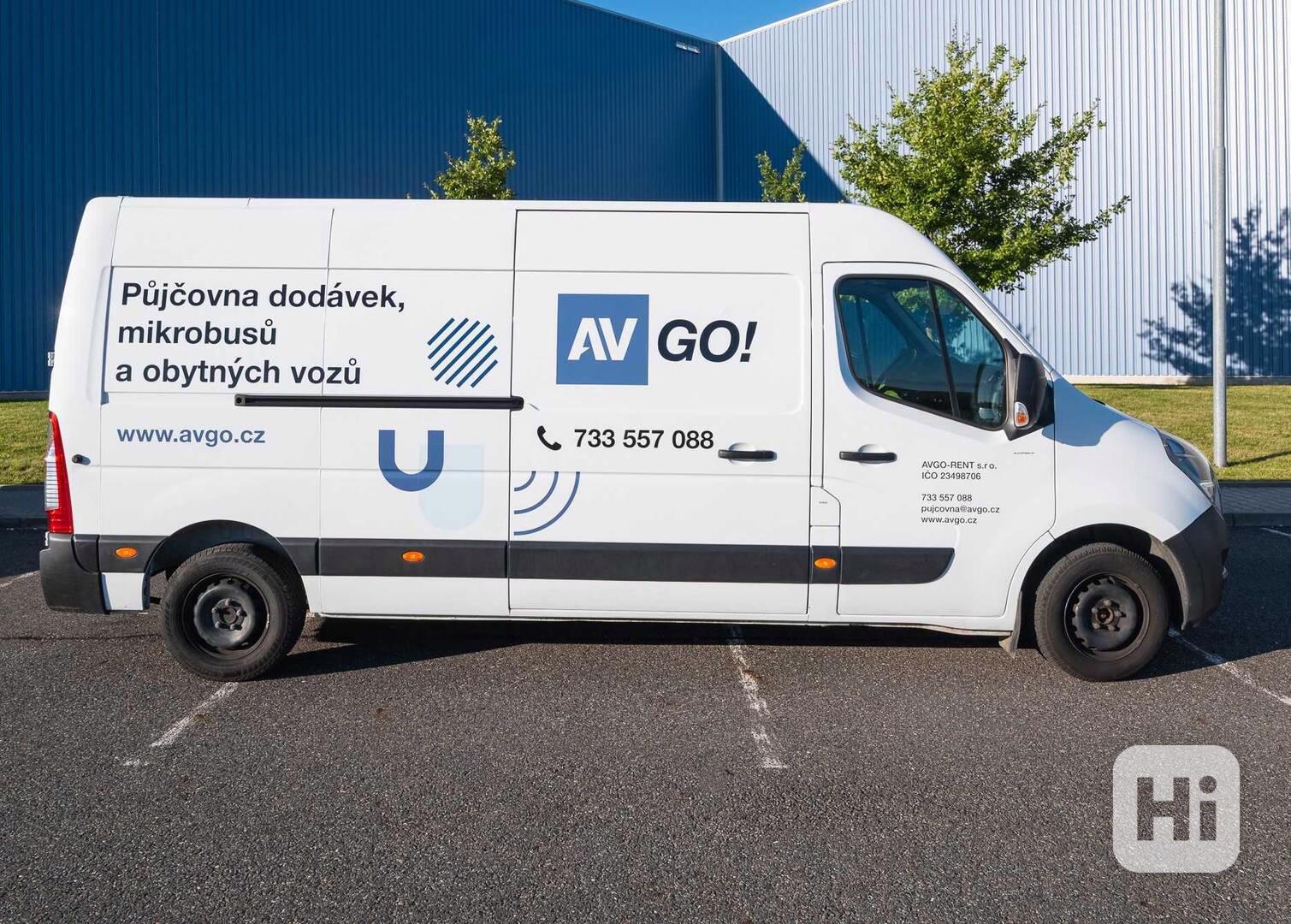 Pronájem dodávky Opel Movano L3H2 - foto 1