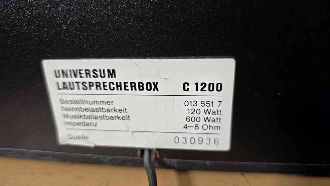 Reprosoustavy UNIVERSUM C 1200 a CATH AP 100 - foto 4