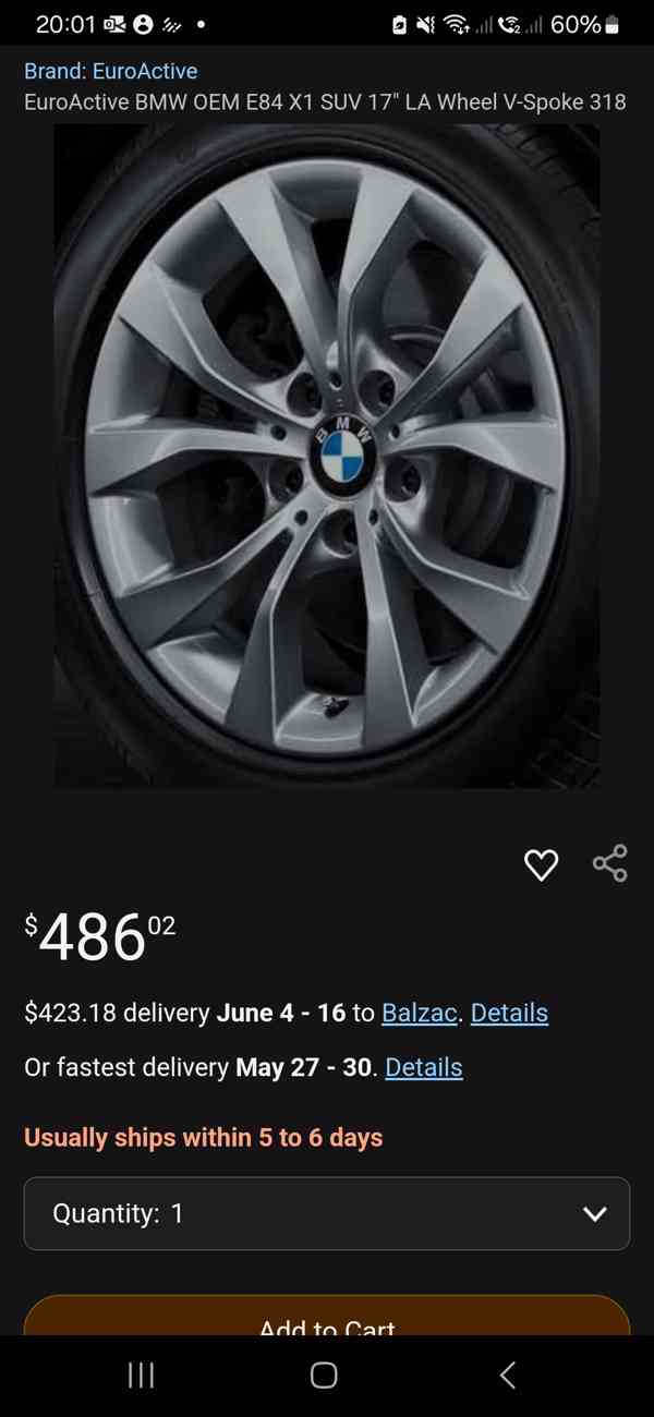 BMW ALU Styling 318 225/50/R17 - foto 8