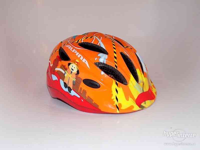 Dětská cyklistická helma S/M přilba na kolo Alpina 51-56cm. - foto 1