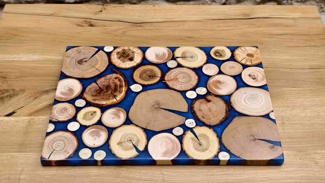 Epoxidová destička s českými dřevinami - foto 5