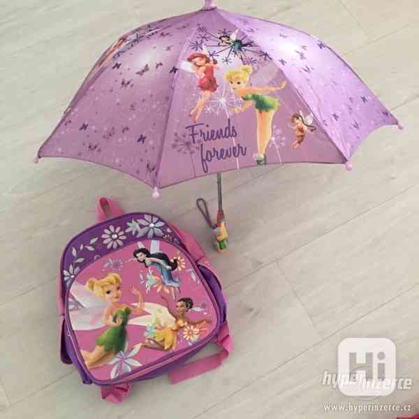 Dívčí doplňky - baťůžek a deštník Disney - foto 2