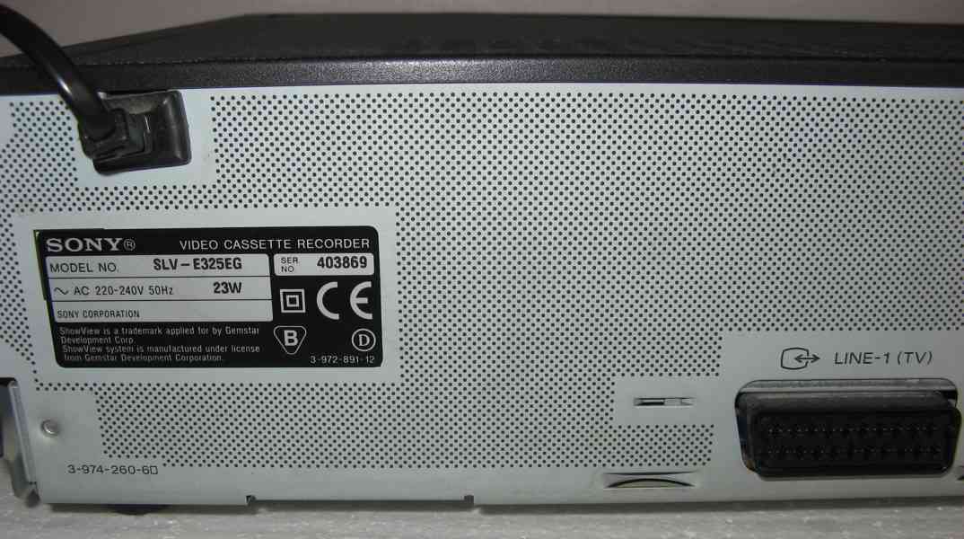 Videorekordér Sony SLV-E325 - foto 4