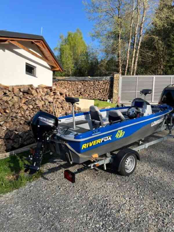 Použitá motorová loď RiverFox 470 s motorem Mercury F 10 EFI - foto 3