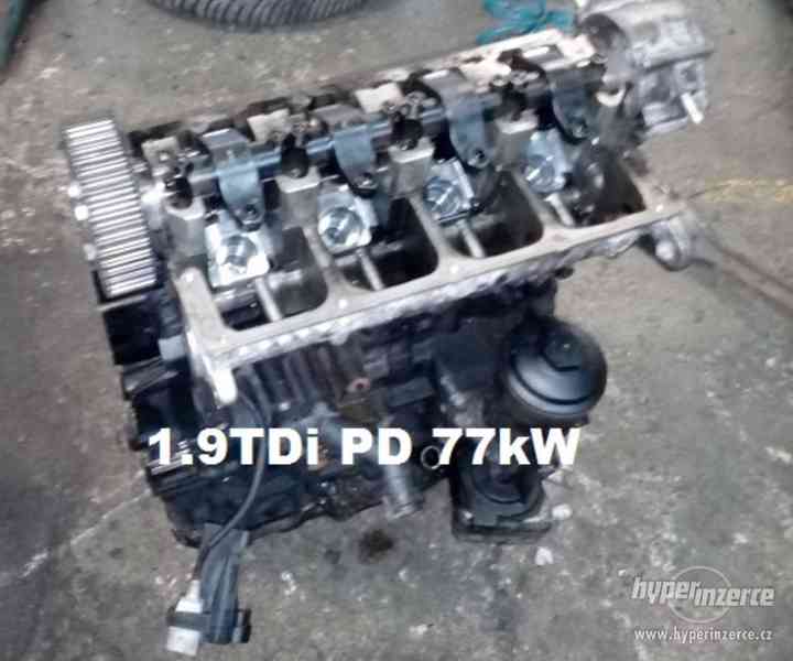 Motor 1.9TDi PD  - díly motoru (hlava, vačka,...) - foto 1