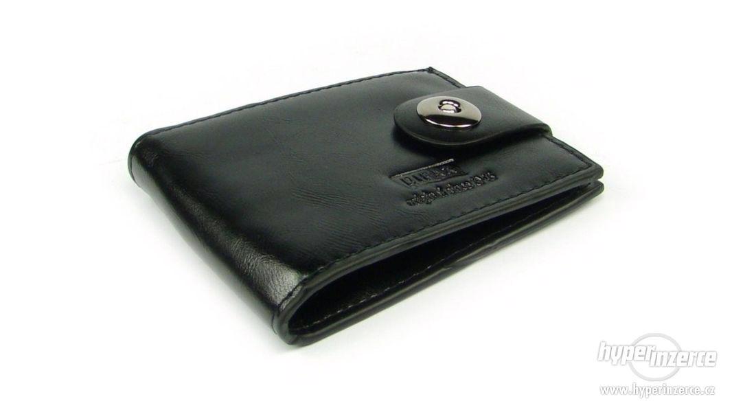 Černá peněženka kožená pánská - foto 2