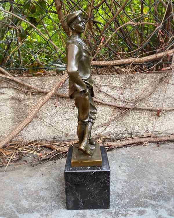 Bronzová socha soška Golf Golfista  - foto 2
