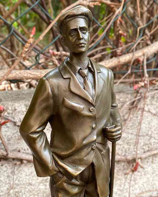 Bronzová socha soška Golf Golfista  - foto 7