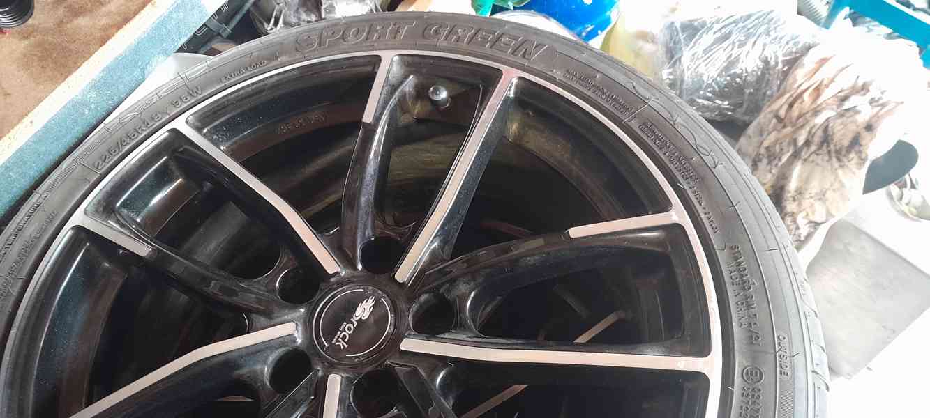 aludisky 8Jx18 ET35 66,1 vložka 57,1, 5x112 - foto 2