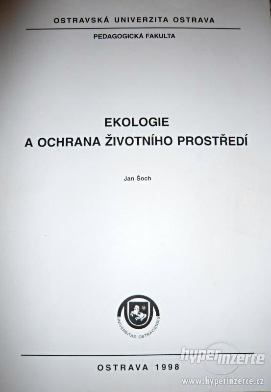Skripta - EKOLOGIE - Ostravská univerzita - foto 2