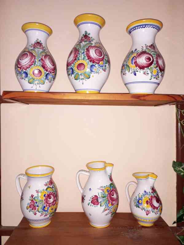 Slovácká keramika - 17 ks / jednotlivě - foto 3