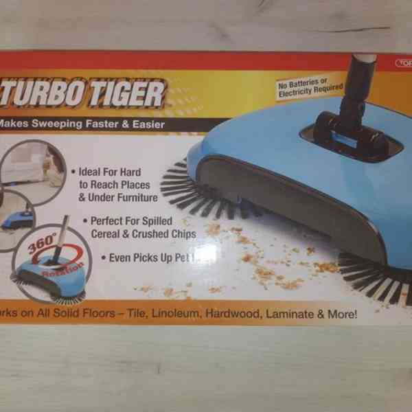 Mechanický zametač Top Shop Turbo Tiger  - foto 1