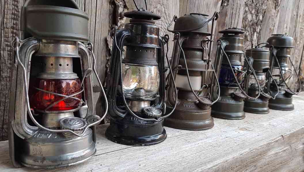 Staré petrolejky / lampy / lucerny - foto 3