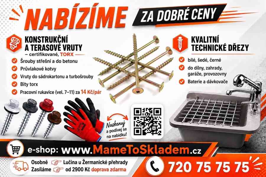 Průchozí plastová hmoždinka 23 mm pro sádrokartonové desky - foto 2